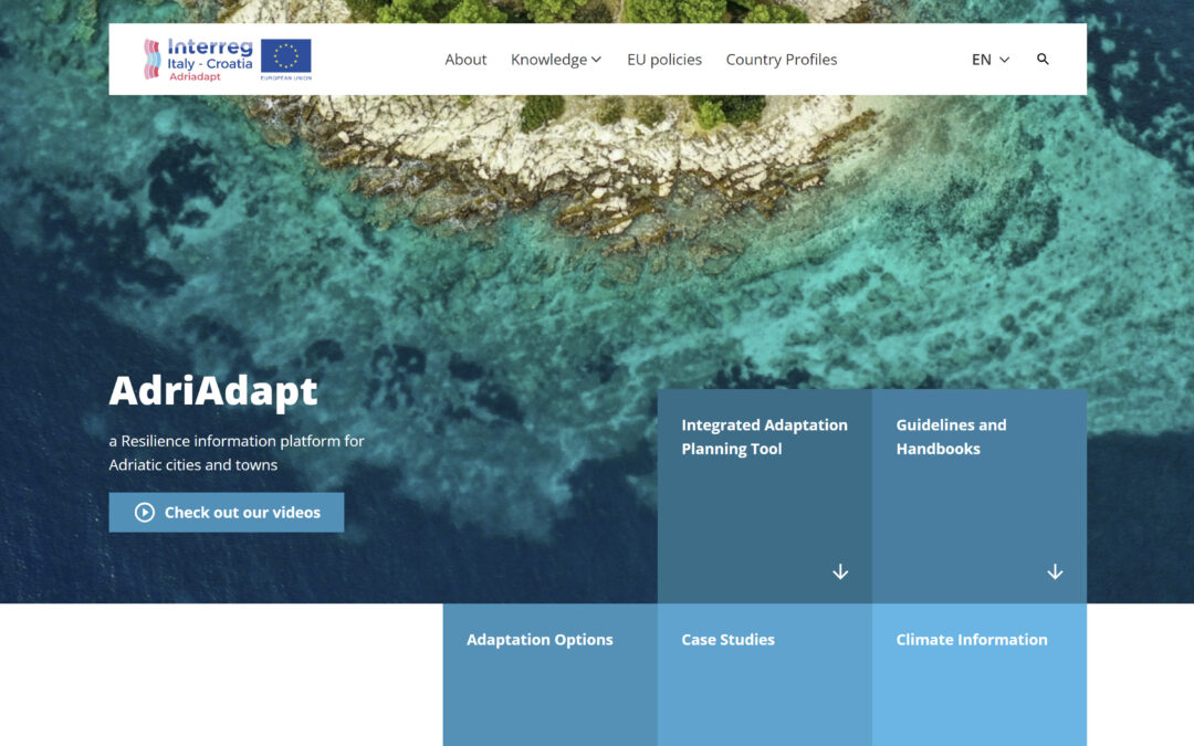 Adriadapt : une nouvelle plateforme de connaissances sur les actions d’adaptation au climat